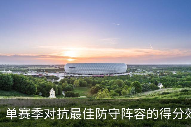 单赛季对抗最佳防守阵容的得分效率排行